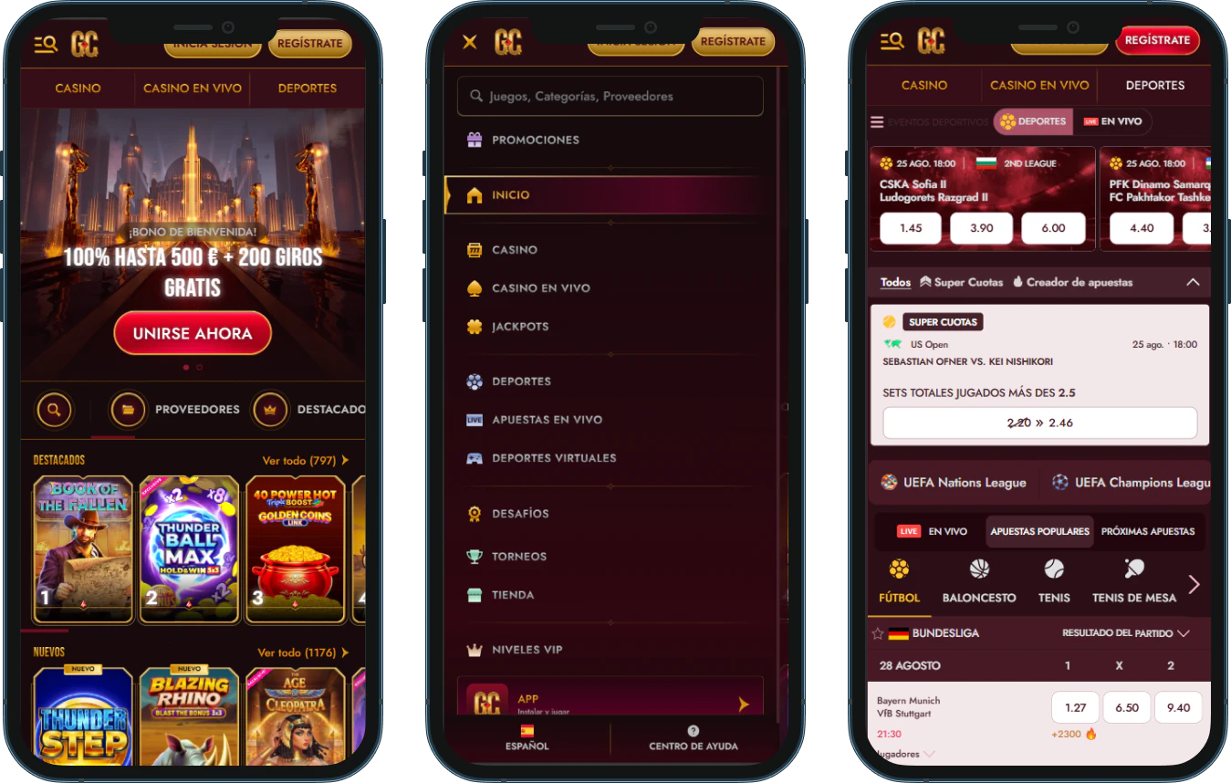 GrandClub: la experiencia desde el móvil